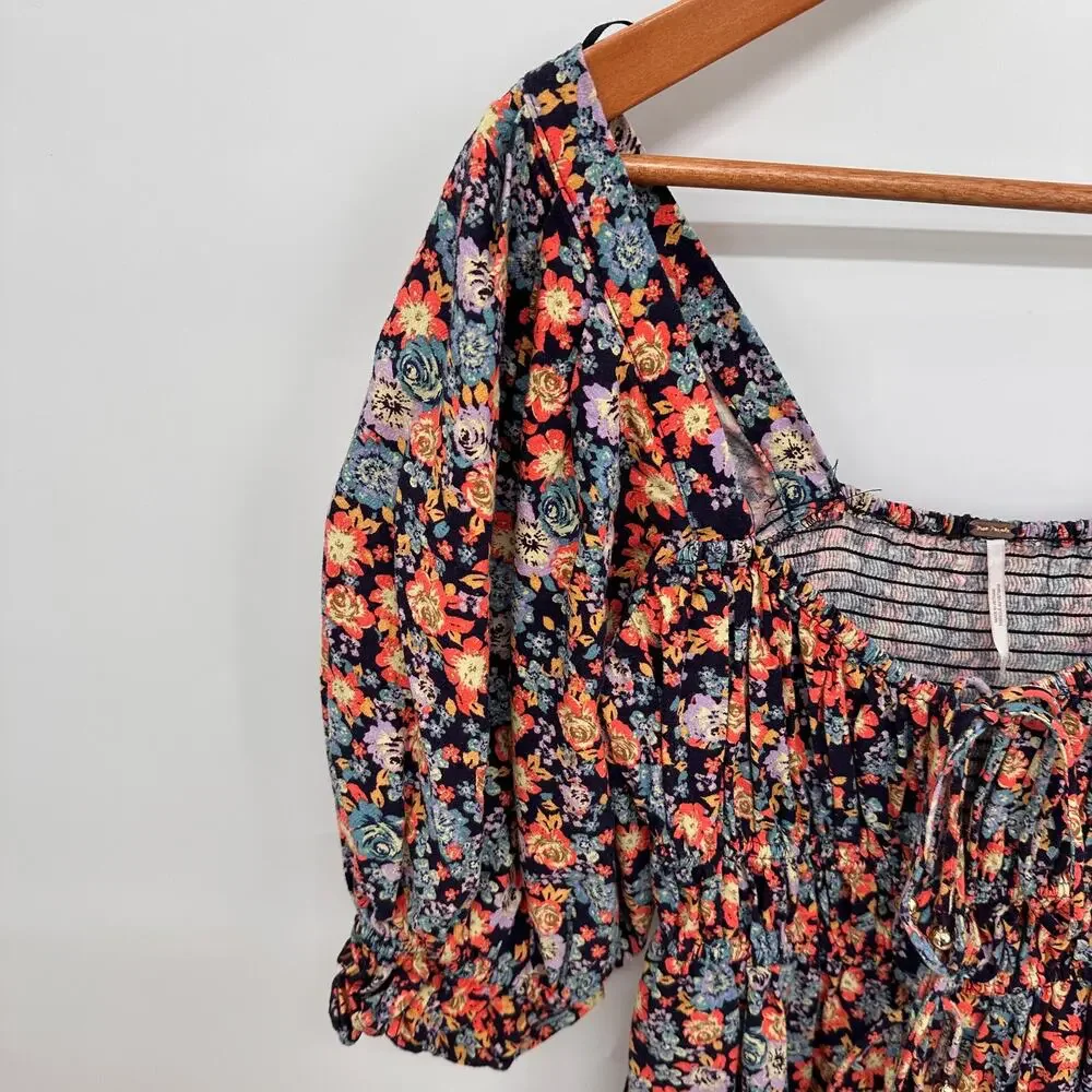 FREE PEOPLE Show Me Love Romper in Floral Combo // S